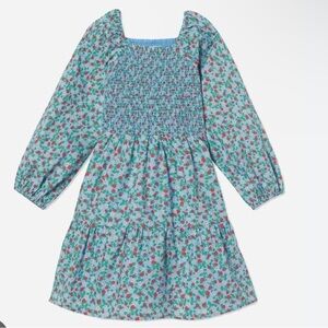 New CLASSIC PREP
Girls' Long Sleeve Hattie Dress Strawberry Print Smocked Bodice
